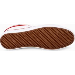 Buty męskie trampki T302 - białe. Białe trampki męskie Ombre Clothing, bez wzorów, z materiału, sportowe, bez zapięcia. Za 49,00 zł.