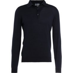 John Smedley BRADWELL Sweter navy. Niebieskie swetry klasyczne męskie marki John Smedley, xl, z bawełny. W wyprzedaży za 450,45 zł.