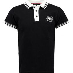 Koszulka polo w kolorze czarnym. Czarne koszulki męskie Stone Goose, m, z haftami, bez rękawów. W wyprzedaży za 98,95 zł.