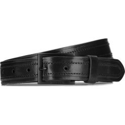 Pasek męski 87-8M-326-1. Czarne paski męskie Wittchen, w paski, z materiału, eleganckie. Za 119,00 zł.