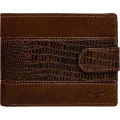 Portfel męski skórzany RFID Buffalo Wild N992L-VTC brązowy - Brąz. Pomarańczowe portfele męskie BUFFALO WILD, bez wzorów, ze skóry. Za 69,99 zł.