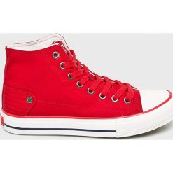 Big Star - Trampki. Czerwone trampki i tenisówki damskie marki BIG STAR, z gumy, na sznurówki. Za 99,90 zł.