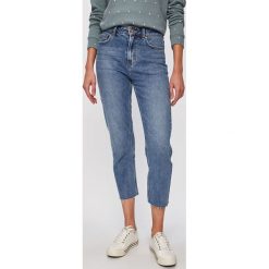 Only - Jeansy Emily. Niebieskie jeansy damskie ONLY, z podwyższonym stanem. W wyprzedaży za 99,90 zł.