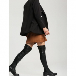 Czarne Kozaki Sorry Not Sorry. Czarne buty zimowe damskie vices, na płaskiej podeszwie. Za 149,99 zł.
