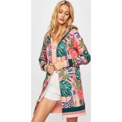 Femi Stories - Bluza. Różowe bluzy damskie Femi Stories, s, bez wzorów, z bawełny, bez rękawów, z kapturem. Za 419,90 zł.