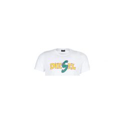 T-shirty z krótkim rękawem Diesel T DIEGO ZA. Białe t-shirty męskie Diesel, s, bez wzorów, bez kołnierzyka, krótkie. Za 175,20 zł.