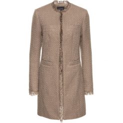 Odzież damska: Płaszcz boucle bonprix brunatny