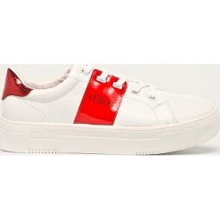 S. Oliver - Buty. Białe buty sportowe damskie S.Oliver, bez wzorów, ze skóry ekologicznej, sportowe. Za 199,90 zł.