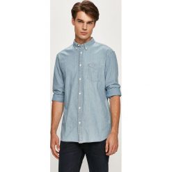 Wrangler - Koszula. Niebieskie koszule męskie Wrangler, xl, bez wzorów, z bawełny, casualowe, button down, z długim rękawem. Za 219,90 zł.