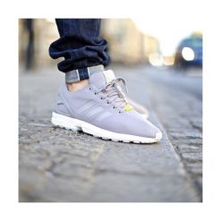 Buty adidas ZX Flux Base Pack "Light Granite" (M19838). Szare buty sportowe męskie Adidas, z tkaniny, bez zapięcia, adidas zx. Za 249,99 zł.