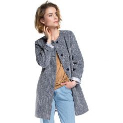 Płaszcz damski. Niebieskie płaszcze damskie Wittchen, xxl, z bawełny, eleganckie. W wyprzedaży za 559,00 zł.