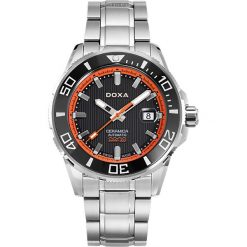 ZEGAREK DOXA Into The Ocean D127SBO. Czarne zegarki męskie marki DOXA, ze stali. Za 4299,99 zł.