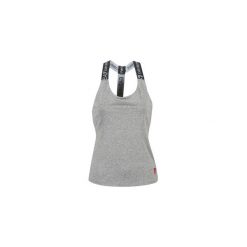 Topy na ramiączkach / T-shirty bez rękawów Emporio Armani EA7 TRAIN CORE TECH. Szare bluzki damskie Emporio Armani EA7, s, bez wzorów, bez kołnierzyka. Za 369,00 zł.