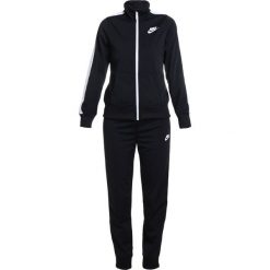 Spodnie dresowe dziewczęce: Nike Performance TRACK SUIT TRICOT Dres black/white/black/white