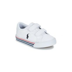 Buty Dziecko Polo Ralph Lauren EDGEWOOD EZ. Białe trampki dziewczęce Polo Ralph Lauren, bez wzorów, bez zapięcia. Za 309,00 zł.
