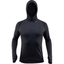 Devold męska bluza Expedition Man Hoodie, Black, XL. Czarne bluzy męskie termoaktywne Devold, xl, bez wzorów, z wełny, długie, z kapturem, outdoorowe. Za 375,00 zł.