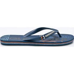 Quiksilver - Japonki. Niebieskie kapcie męskie marki Quiksilver, z materiału. W wyprzedaży za 69,90 zł.