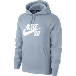 Bluza Nike SB Icon Essential (AJ9733-430). Niebieskie bluzy męskie Nike, m, bez wzorów, z bawełny, bez kołnierzyka, bez rękawów, bez kaptura. Za 259,99 zł.