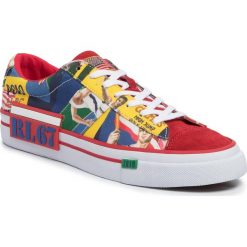 Tenisówki POLO RALPH LAUREN - Sayer 816765995001 Cllg Multi. Czerwone półbuty męskie ze skóry. Za 409,00 zł.