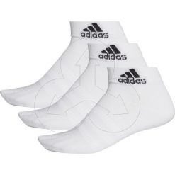 Skarpety męskie adidas białe DZ9435 3pak. Białe skarpetki męskie Adidas, z bawełny. Za 43,00 zł.