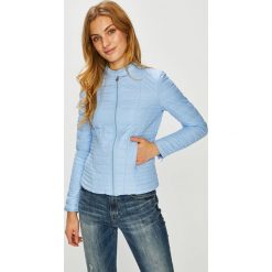 Guess Jeans - Kurtka. Szare kurtki damskie jeansowe Guess Jeans, l, z aplikacjami. Za 699,90 zł.