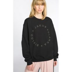 Jakub Polanka x Bibloo JPxB Bluza Czarny. Czarne bluzy damskie Jakub Polanka x Bibloo, m, z nadrukiem, z bawełny, bez kołnierzyka, bez rękawów, bez kaptura. Za 602,95 zł.