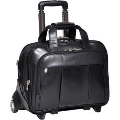 Torba MCKLEIN Damen 17 cali Czarny. Czarne torby męskie skórzane Mcklein, w paski, ze skóry, eleganckie, na ramię, duże. Za 1362,99 zł.