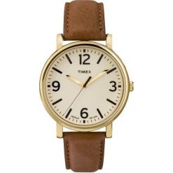 Zegarek Timex Męski T2P527 Modern Originals Indiglo brązowy. Pomarańczowe zegarki męskie Timex. Za 199,00 zł.
