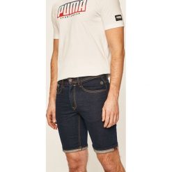 Blend - Szorty jeansowe. Niebieskie spodenki i szorty męskie Blend, xl, z aplikacjami, z elastanu, casualowe. W wyprzedaży za 99,90 zł.