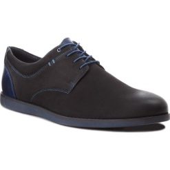 Półbuty LASOCKI FOR MEN MI08-C442-466-03BIG. Czarne półbuty męskie Lasocki For Men, bez wzorów, ze skóry, bez zapięcia. Za 199,99 zł.