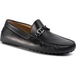 Mokasyny AIGNER - John 23A 2201540 Black 001. Czarne mokasyny męskie Aigner, ze skóry. W wyprzedaży za 769,00 zł.