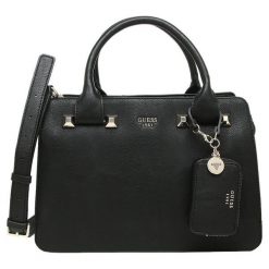 Guess Damska Torba Talche Girl Satchel Black, Gold. Czarne torebki klasyczne damskie marki Guess, z aplikacjami, eleganckie, bez dodatków. Za 0,00 zł.