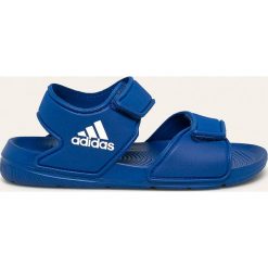 Adidas - Sandały dziecięce Altaswim. Niebieskie sandały dziewczęce Adidas, z materiału, bez zapięcia. Za 119,90 zł.