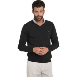 Sir Raymond Tailor Sweter Męski Tour Xl Ciemnoszary. Czarne swetry męskie Sir Raymond Tailor, xl, bez wzorów, z bawełny, bez kołnierzyka, bez kaptura. W wyprzedaży za 104,00 zł.