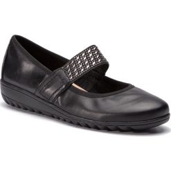 Półbuty CAPRICE - 9-24750-22 Black Nappa 022. Czarne półbuty damskie Caprice, na co dzień, z aplikacjami, ze skóry, bez obcasa, na płaskiej podeszwie, bez zapięcia. W wyprzedaży za 189,00 zł.