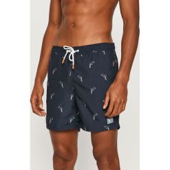 Tom Tailor Denim - Kąpielówki. Niebieskie kąpielówki męskie TOM TAILOR DENIM, s, bez wzorów, z poliesteru. Za 119,90 zł.