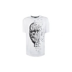 T-shirty z krótkim rękawem Roberto Cavalli S03GC0479. Białe t-shirty męskie Roberto Cavalli, s, bez wzorów, bez kołnierzyka, krótkie. Za 249,00 zł.