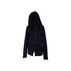 Dzianinowa bawełniana bluza FUCHU z kapturem. Czarne bluzy męskie Pikiel, s, bez wzorów, z bawełny, z kapturem, bez rękawów, z kapturem. Za 479,00 zł.