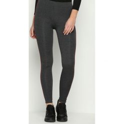 Spodnie damskie: Ciemnoszare Legginsy Smile Back