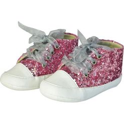 Buty dziecięce: Skórzane buciki niemowlęce w kolorze różowym