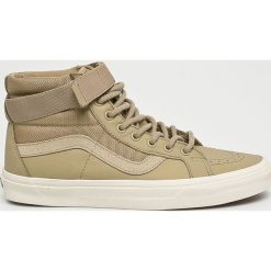 Vans - Buty Sk8-Hi Reissue Strap. Zielone halówki męskie marki Vans, z materiału, na sznurówki. W wyprzedaży za 319,90 zł.