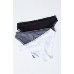 Etam - Figi Jude (3-pack). Majtki damskie Etam, xs, bez wzorów, z elastanu. Za 59,90 zł.