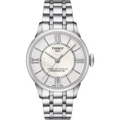 PROMOCJA ZEGAREK TISSOT Chemin Des Tourelles Automatic Lady T099.20. Białe zegarki damskie marki TISSOT, ze stali. W wyprzedaży za 2992,00 zł.