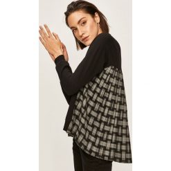 Answear - Bluza. Czarne bluzy damskie ANSWEAR, s, bez wzorów, z bawełny, bez rękawów, bez kaptura. W wyprzedaży za 79,90 zł.