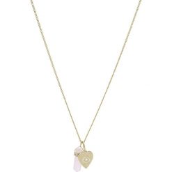 Fossil - Naszyjnik. Żółte naszyjniki damskie Fossil, metalowe. Za 259,90 zł.