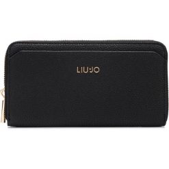 Liu Jo Portfel Czarny. Czarne portfele damskie Liu Jo, bez wzorów, z materiału. Za 324,95 zł.