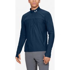 Under Armour Qualifier Bluza Niebieski. Niebieskie bluzy męskie Under Armour, l, bez wzorów, z elastanu, bez kołnierzyka, bez rękawów, bez kaptura. Za 309,95 zł.