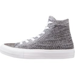 Converse CHUCK TAYLOR FLYKNIT HI Tenisówki i Trampki wysokie black/wolf grey/white. Szare tenisówki damskie Converse, z materiału. W wyprzedaży za 367,20 zł.