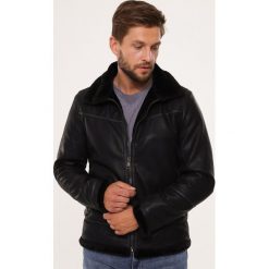 Czarna Kurtka Serviceable. Czarne kurtki męskie Born2be, xl, ze skóry, krótkie. Za 189,99 zł.