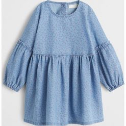 Mango Kids - Sukienka Sabine 80-104 cm. Zielone sukienki dziewczęce Mango Kids, bez wzorów, z bawełny, casualowe, z długim rękawem, długie, maxi, rozkloszowane. Za 79,90 zł.